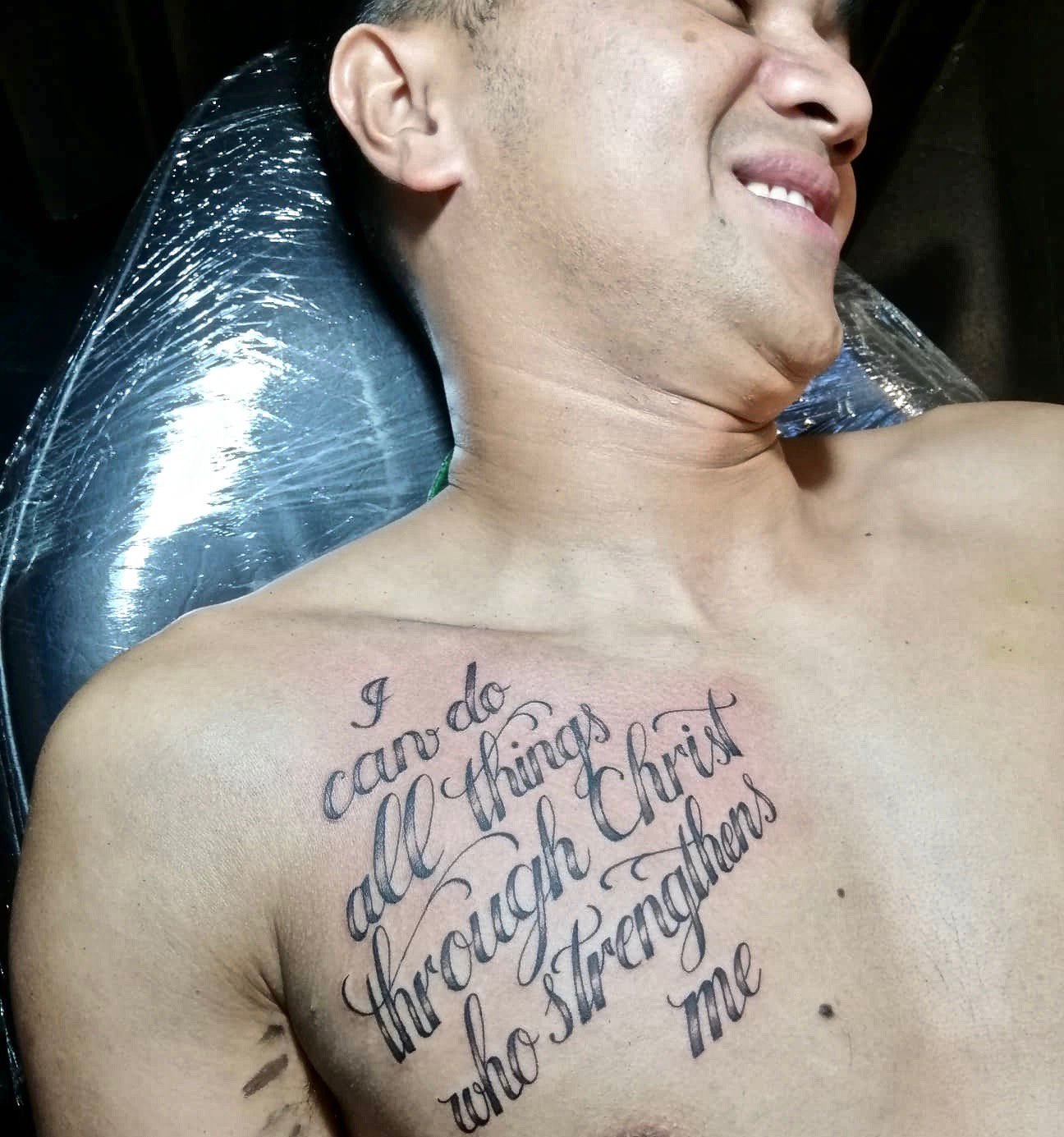 Bible Quotes Chest Tattoos For Men QuotesGram