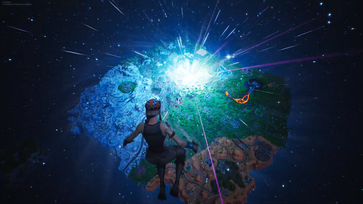 TheLegendVesk's tweet photo. El mensaje que los números nos quieren transmitir sería este: 

"No estaba solo. Otros estaban fuera del bucle. Esto no estaba calculado. El punto cero es ahora inevitable". #Fortnite #FortniteChapter2 https://t.co/XbNmDor2eY