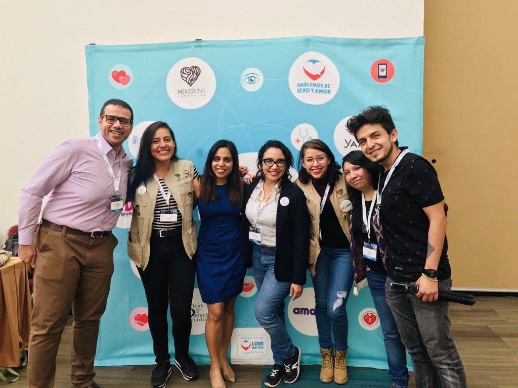 YadavVithika's tweet photo. There is no team that can be sexier than the @LoveMattersHQ global team. So proud to be advocating for pleasure at the #WAS2019 conference in Mexico. @HablemodeSexo @LoveMattersAR @Queridana @lovemattersinfo https://t.co/mmfdxakVdO