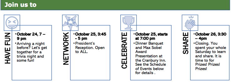 amtnj's tweet photo. Other than our #amazing #math #workshops, #professionaldevelopment and #presentations we have #FUN #activities planned at our #AMTNJ2DAY Check out the full #schedule of events! https://t.co/JRpoS114wc https://t.co/Ri9yZ87nkP