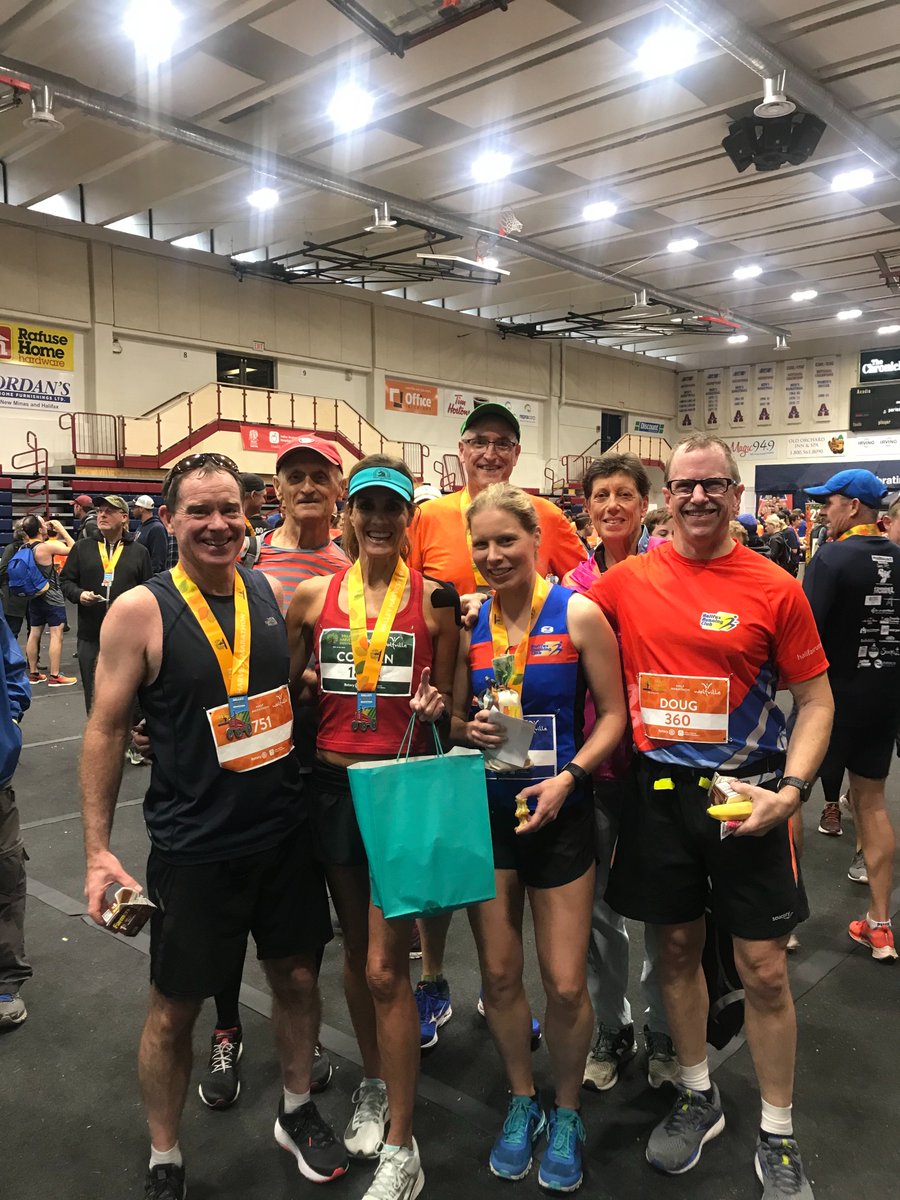 A strong HRC showing at the Valley Harvest today.  A couple of age group winners as well!!  #ValleyHarvest2019  <a href="/runnovascotia/">Run Nova Scotia 🇨🇦</a> #greatdayforarun <a href="/VHMarathon/">Valley Harvest Marathon</a>