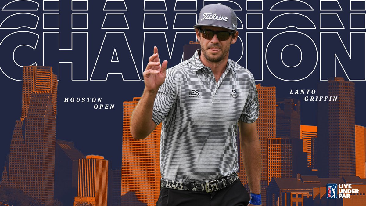 Lanto Griffin has landed! 🏆

@TheLanto61 claims his first PGA TOUR victory at the <a href="/HouOpenGolf/">TCHHouOpen</a>.

He's the third first-time winner this season.

#LiveUnderPar