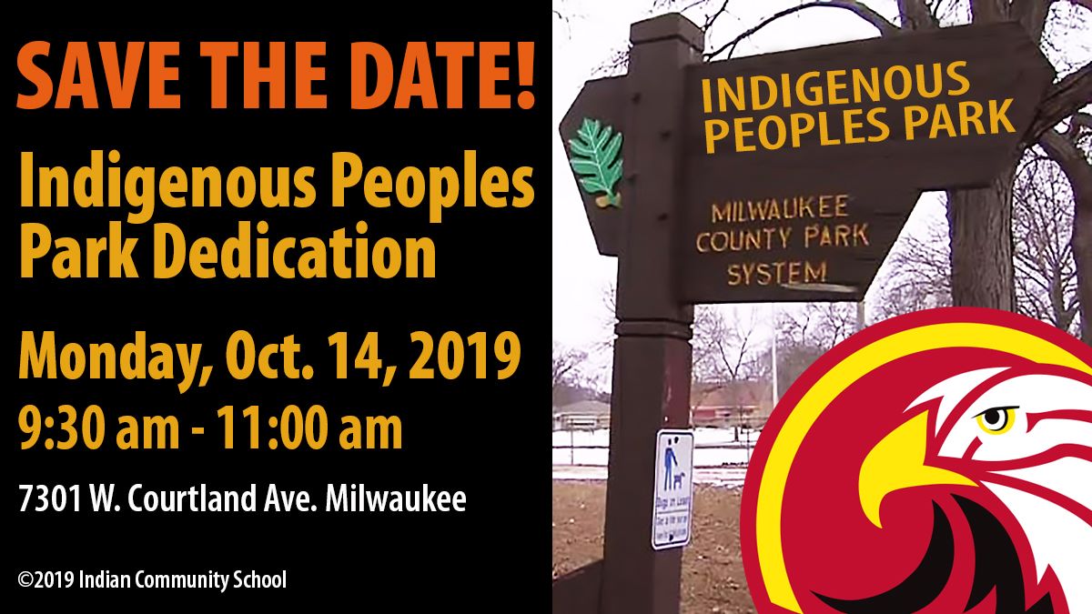 I issued an Executive Proclamation in 2017 observing the second Monday in October as Indigenous Peoples Day in Milwaukee County. This observation recognizes the land in Southeastern WI was stolen from the Ojibwe, Menominee &amp; Potawatomi tribes. Here's info. on the park dedication: