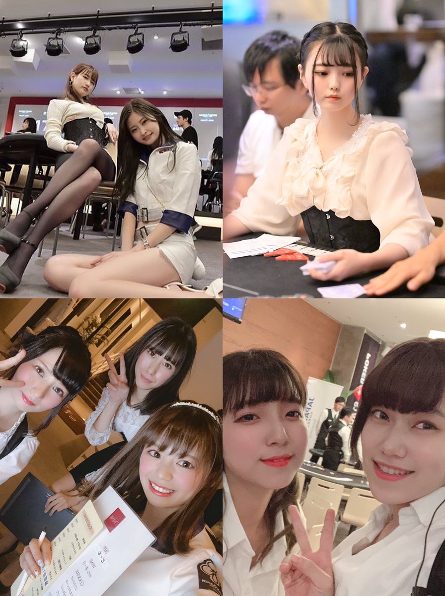 ジャパンオープンSeason17:Tokyo 女性のポーカーディーラーの働いて