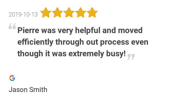 CarVisionAuto's tweet photo. New 5.0-star Review: "Pierre was very helpful and moved efficiently through out process even though it was... https://t.co/rPdytX6zf0