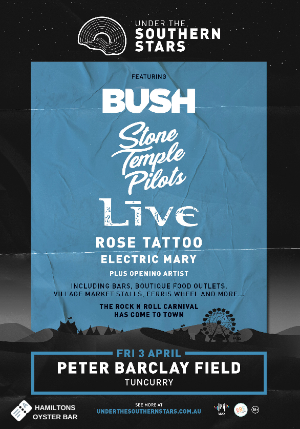 Tuncurry!  If you're a local you can grab your <a href="/UTSSConcerts/">#UTSS2022</a> Tuncurry tickets at Hamiltons Oyster Bar!

Bring on #UTSS2020