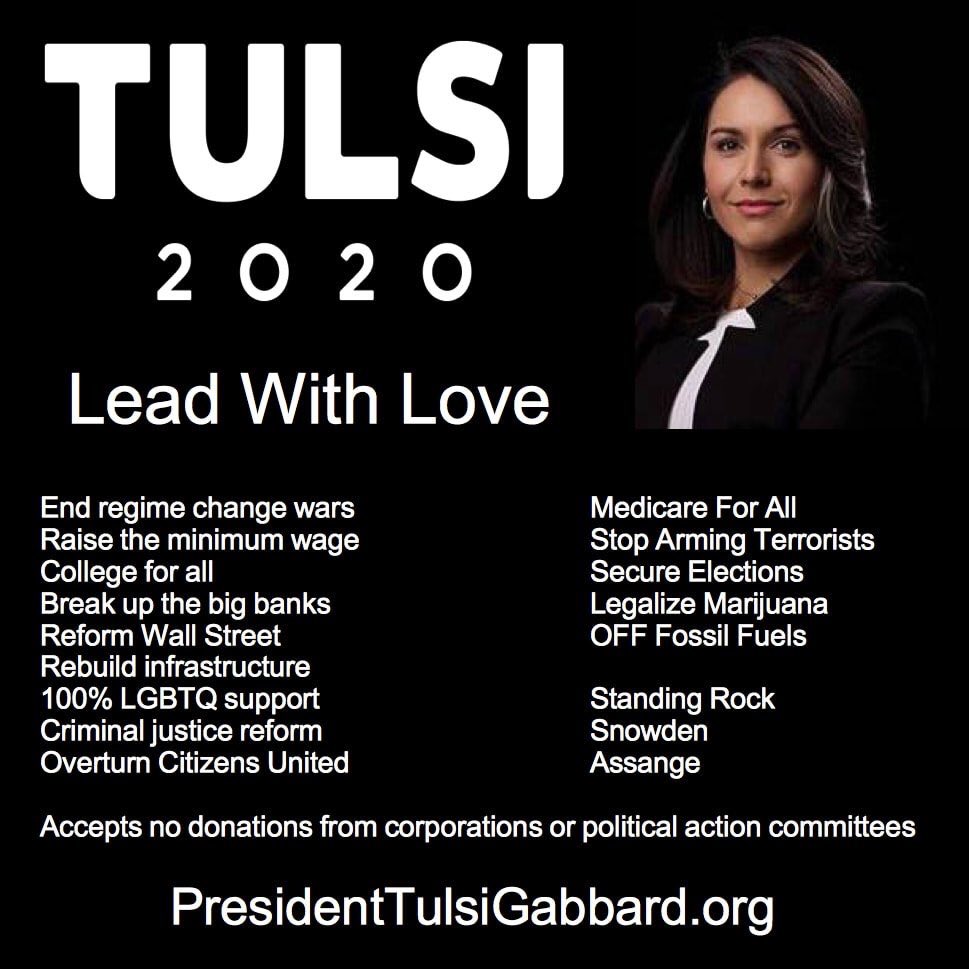 GAPtelevision's tweet photo. @EricMGarcia @llerer #LisaLerer, Your NYT article on @TulsiGabbard seemed you were trying to achieve a #GuinnessWorldRecord on insults to a Veteran&Sitting CongressWoman. I’m sure the only one impressed was the #AtlanticCouncil.
I’m a former TV Producer for the WhiteHouse & I’ll be Voting for Tulsi. https://t.co/q5tikKiOms