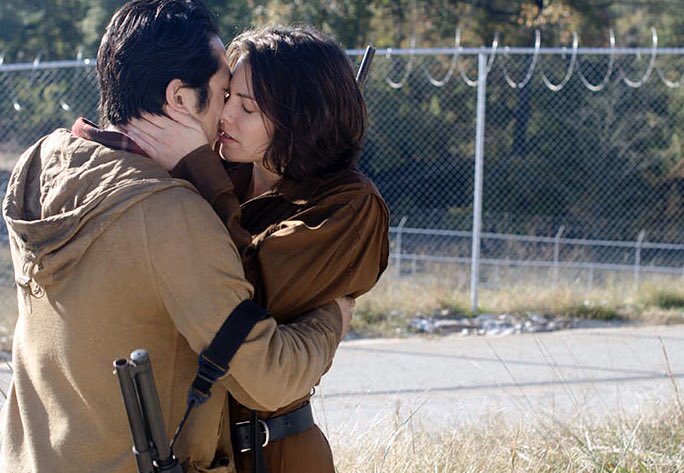 Ходячие мертвецы мэгги и глен. Ходячие мертвецы дэрил и гленн. Гленн ри и мэгги грин. Жена глена. Ходячие мертвецы мэгги и глен.