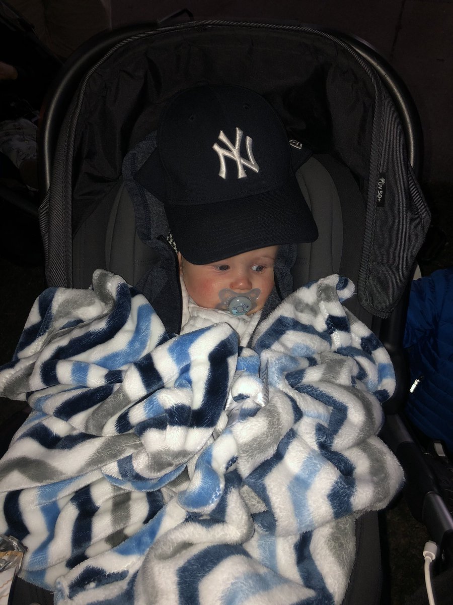 joeknox's tweet photo. Charlie is ready for tonight’s game! #GoYankees https://t.co/teY08GArT2