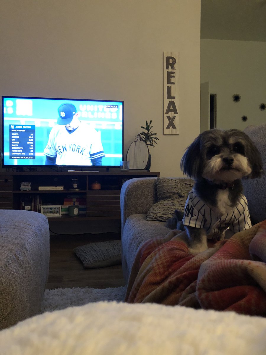 AjPetrone's tweet photo. Game 2. Let’s go! @Yankees @FOXSports #NYYvsHOU #NYY #yankee #YankeesvsAstros #ALCS #foxsports #fox https://t.co/Rtk5Hx0GX4