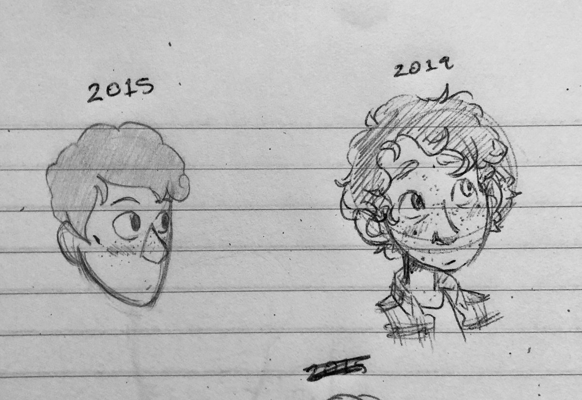 I have one from 2015 that I did a couple redraws of recently and he is baby boy 