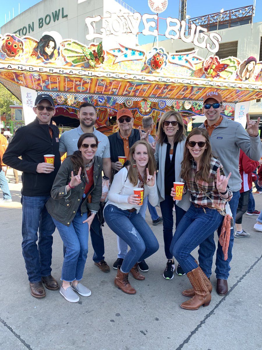 allisonpyemd's tweet photo. When you go to Texas/OU and state fair with your husband’s family of red heads, lots of sunscreen is required😝 How do you stay sun-safe during football season? https://t.co/5GGlIk1fV9