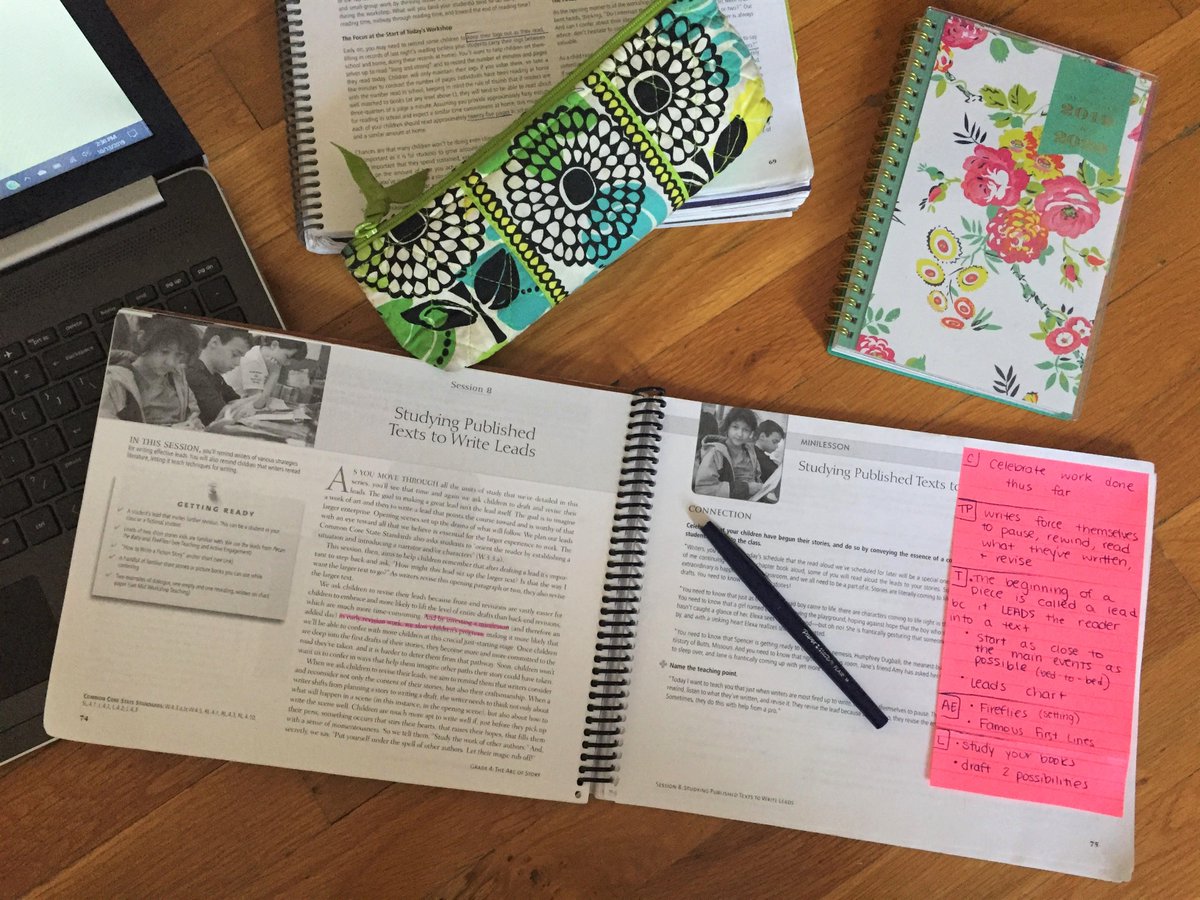 C__Ponto's tweet photo. Lesson planning 😀 #unitsofstudy #writersworkshop #pwaypride https://t.co/60L5E1pTA5