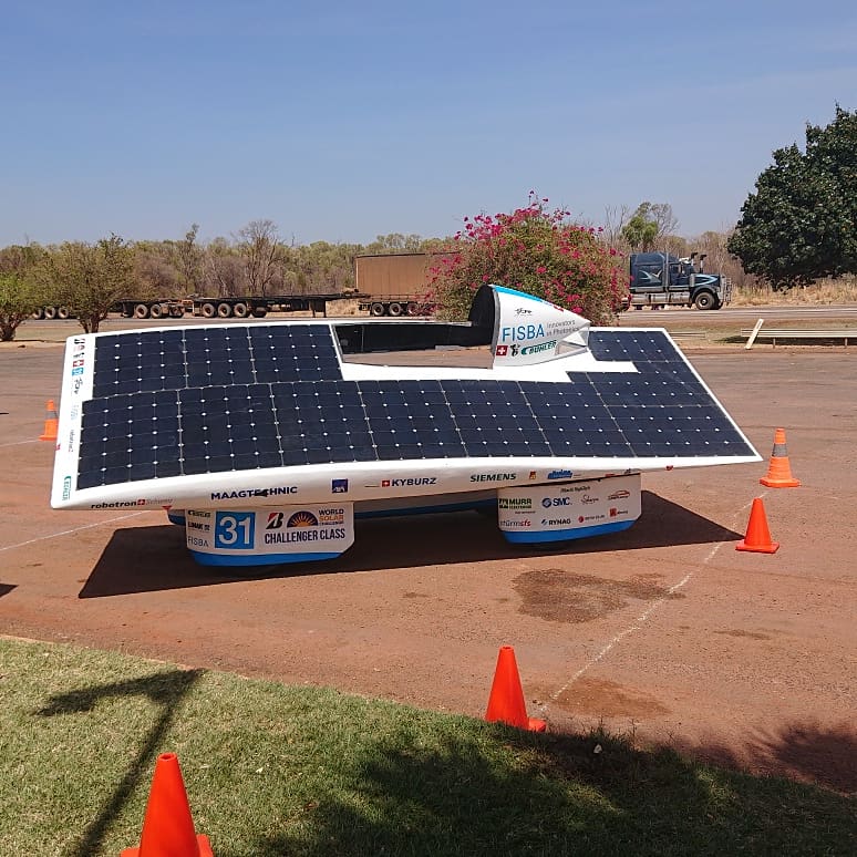 SERdotCH's tweet image. We just reached the second control stop at Daly Waters.
Now a quick break and then onto the next one!
#BWSC19
@WorldSolarChlg