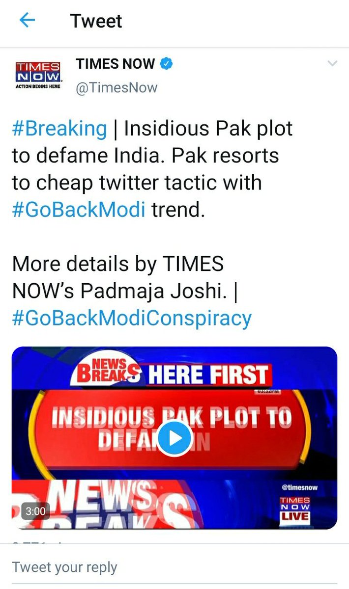 42 #PakTrendsSo the Prime Minister of India travels to a South Indian state for a summit with the Chinese President.And  #GoBackModi tweets start greeting him.But get what, most of such tweets emanate from Pakistan!