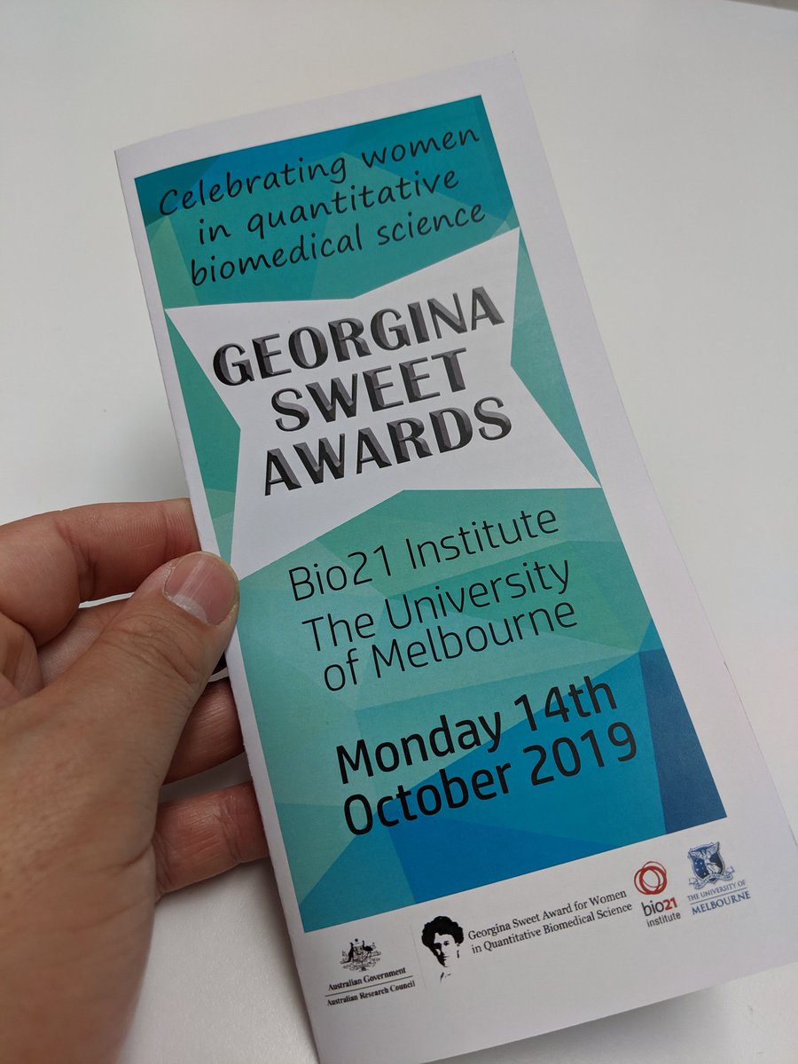 Nick Wong AU/MEL (@methylnick) on Twitter photo Celebrating <a href="/womenofsci/">Women of Science</a> @WomenSciAUST <a href="/WISparkville/">WISPP</a> #georginaSweetAward. Congrats <a href="/TBeilharz/">Tracy Beilharz</a> <a href="/MonashBioinfo/">MonashBioinformatics</a> <a href="/MonashUni/">Monash University</a> <a href="/Bio21Institute/">Bio21 Institute</a> Celebrating <a href="/womenofsci/">Women of Science</a> @WomenSciAUST <a href="/WISparkville/">WISPP</a> #georginaSweetAward. Congrats <a href="/TBeilharz/">Tracy Beilharz</a> <a href="/MonashBioinfo/">MonashBioinformatics</a> <a href="/MonashUni/">Monash University</a> <a href="/Bio21Institute/">Bio21 Institute</a>