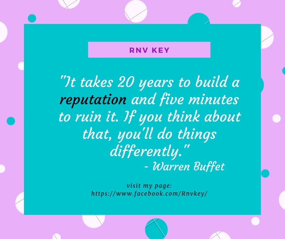 ValenciaRoseli's tweet image. Build a solid reputation online. Be extra careful keeping it. It&apos;s so fragile.
#reputationrules
#staysolid
#buildingreputation