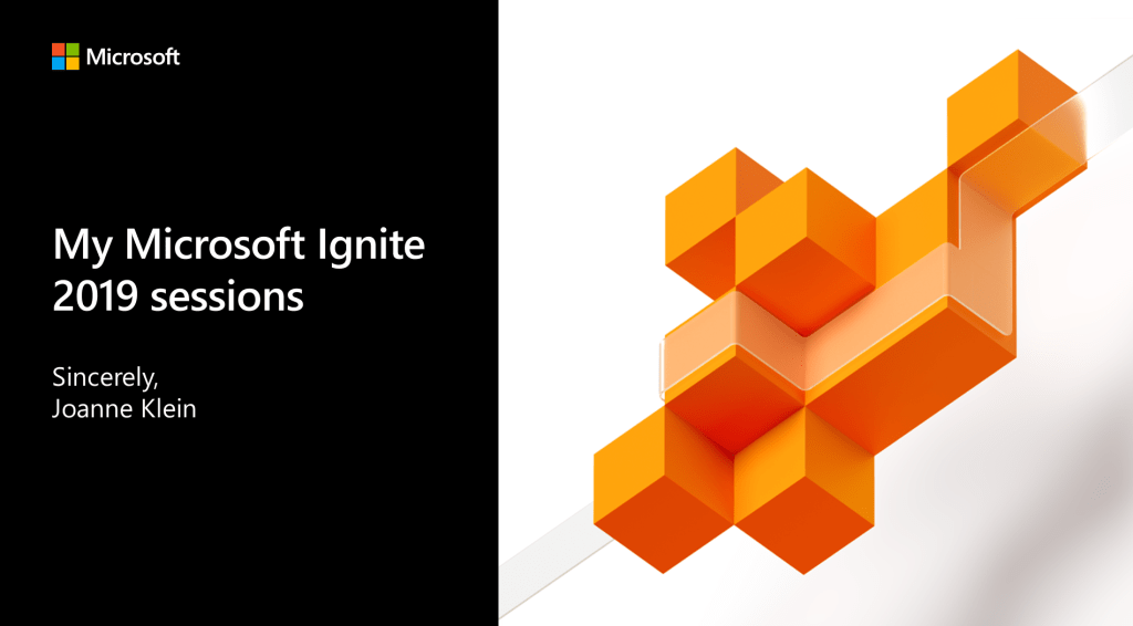 My Microsoft Ignite 2019 sessions. #MSIgnite
#eDiscovery #Retention #IndependentConsulting joannecklein.com/2019/10/13/my-…
