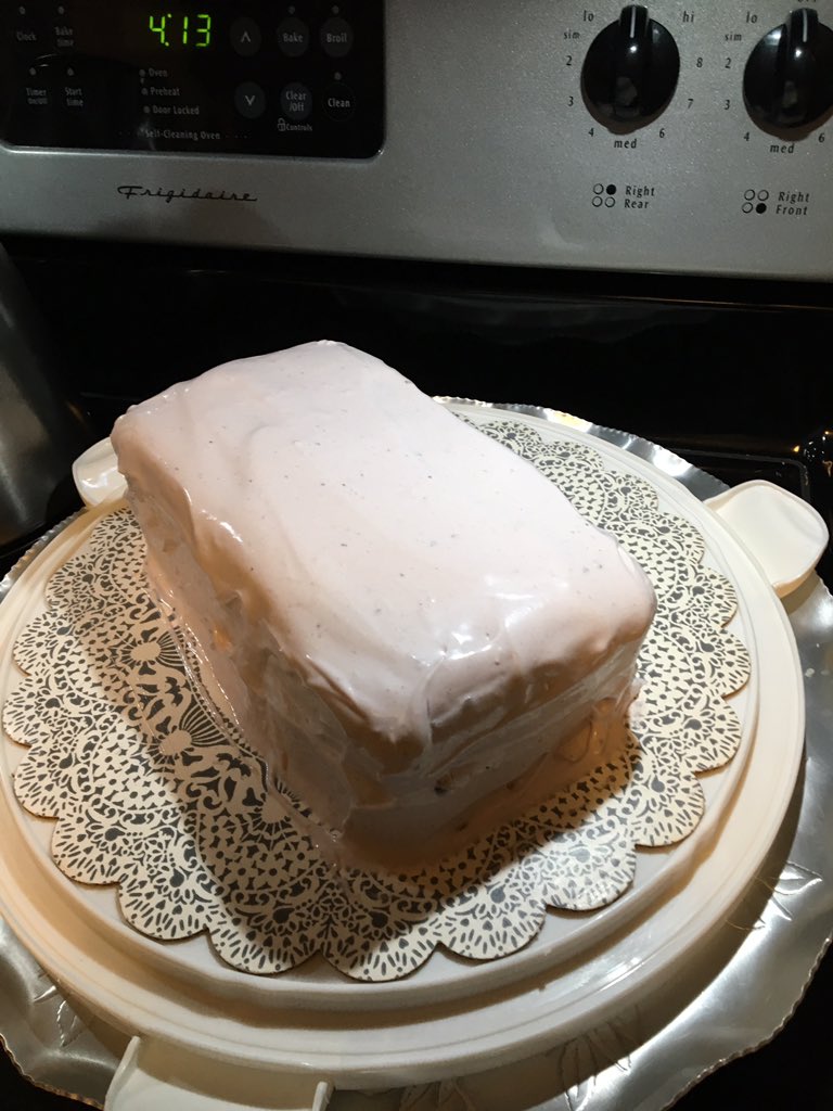 northernfield's tweet photo. @northernfield who said #cake can’t be #unique #chamomile cake with a #wildblueberry #frosting https://t.co/o4PPfuuXON