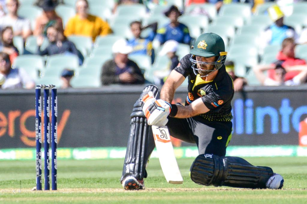 ICC's tweet photo. Glenn Maxwell doing Glenn Maxwell things 🏏 😮 https://t.co/GY6D17a0tu