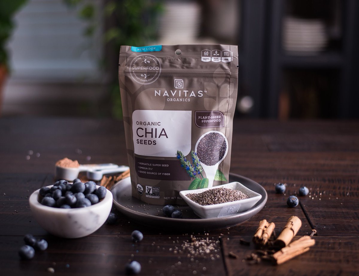 CrateChef's tweet photo. ���� is here! Balance your week with these @NavitasOrganics #Chia Seeds that add a healthy boost to your morning (or evening) oatmeal, granola, cereal or yogurt. In every #JessicaMerchant #CrateChef #subscriptionbox w/ a #recipe or search “chia seeds” on the #howsweetseats site.❤️ https://t.co/N7QpX3bJQH