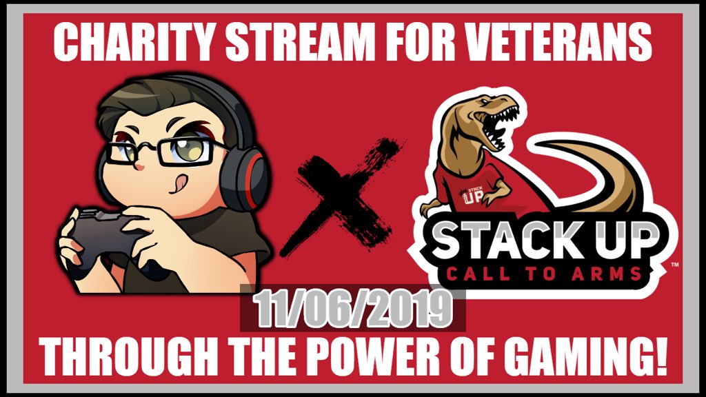 Maggos_'s tweet photo. Excited to announce my very first charity live-stream on my twitch on November 6th 2019! Iโve teamed up with @StackUpDotOrg to try and raise as much as we can for veterans through the power of gaming! #twitchaffiliate #gaming #charitystream #stackupcharity https://t.co/jlbUdr9ytJ