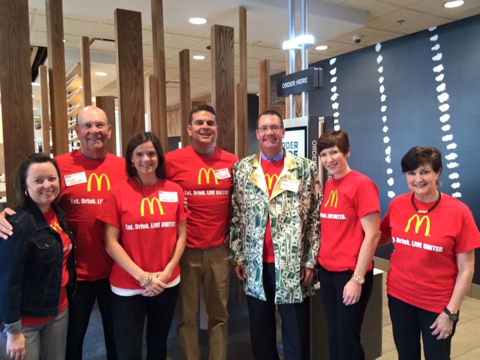 UnitedWayStJoe's tweet photo. We're so excited about Eat. Drink. LIVE UNITED. with @stjoemcdonalds we just had to break out the old photo albums &amp; reminisce. Don't forget to stop by any St. Joseph McDonalds tomorrow to improve local lives. You may even be served by some of your favorite local celebs! 😉 😎 https://t.co/nuCBnPftPL
