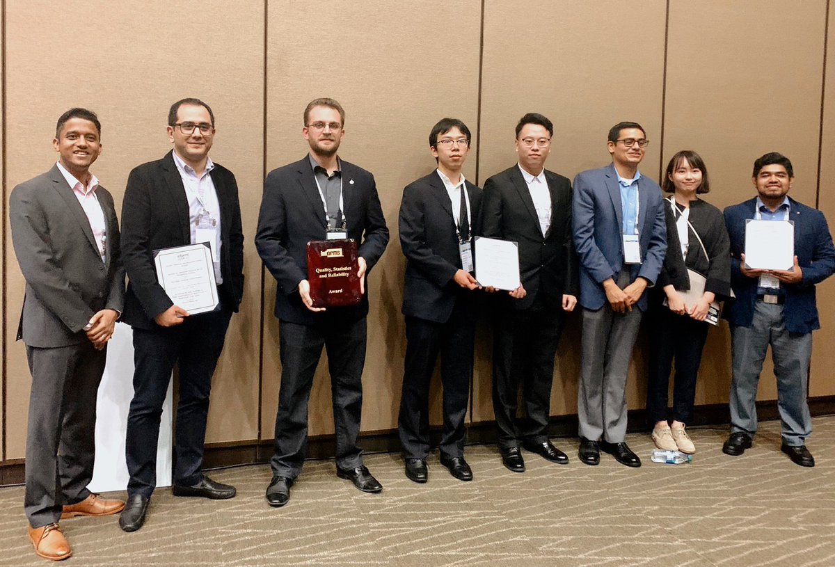 ProcessMiner_'s tweet photo. Congratulations to our Data Challenge Winners Erotokritos Skordilis and Ramin Moghaddas! 🎉
Chitta Ranjan was at the @INFORMS2019 Annual Meeting in Seattle to host the "Data Augmentation for Rate Events in Multivariate Time Series" Data Challenge!
#INFORMS #INFORMS2019 #ai https://t.co/4LM8UkiXeo