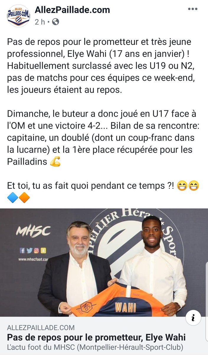SebiBlanc's tweet photo. J'adooore @AllezPaillade #TeamMHSC https://t.co/zFl2ikSawB