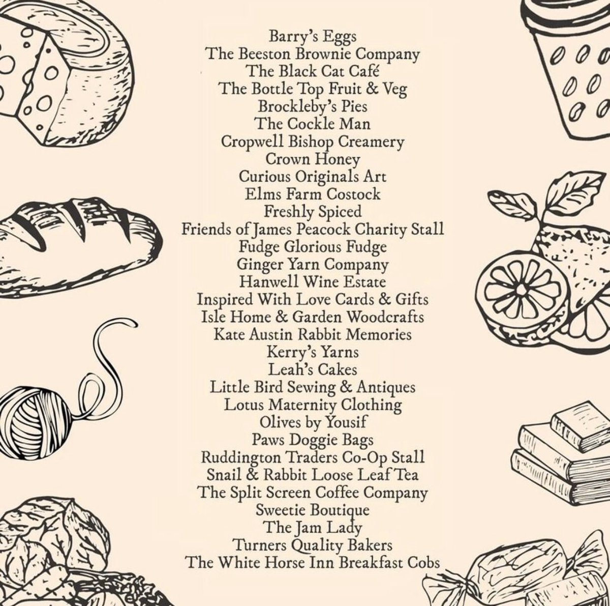 Join us this Saturday at @ruddingtonvillagemarket. Here you will find a selection of the very best food, drink and crafts in the county.

Date: 2nd November 2019

Time: 9am - 12:30pm

Address:

The White Horse Inn
60 Church Street
Ruddington
NG11 6HD