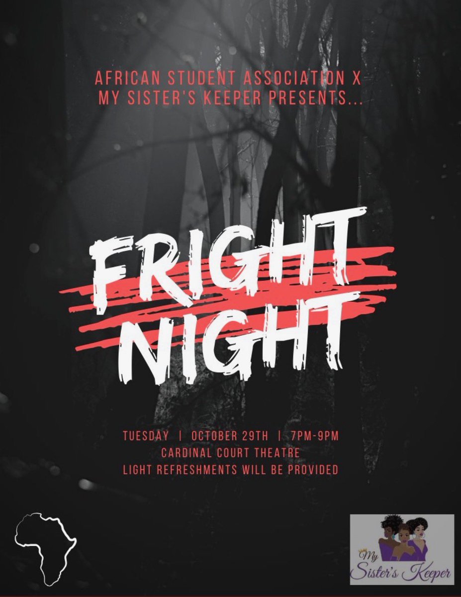 MSK_ISU's tweet photo. Since 🎃Spooky Season🎃 is coming to an end, come on out tomorrow for a fun-filled movie night! You don’t wanna miss this! 💜💜💜 @asa_ilstu https://t.co/R9XXLu3oX5