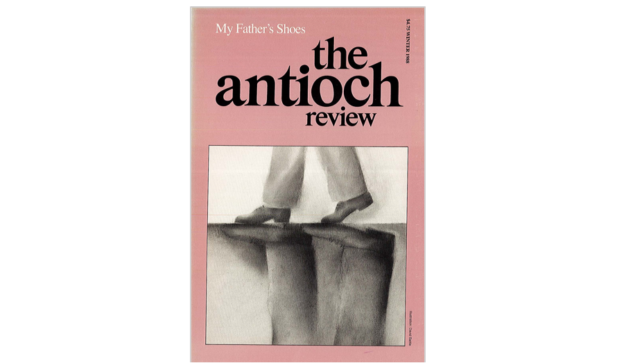 In Memoriam:  Rick DeMarinis
(May 3, 1934 – June 12, 2019)

We mourn the death of a friend and contributor.
His first piece, “The Flowers of Boredom” appeared in our “My Father’s Shoes” (Winter 1988; cover pictured) 
review.antiochcollege.edu/search/node/de…
