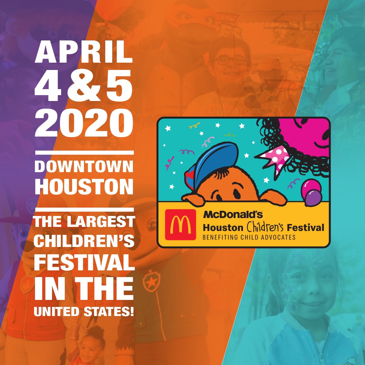 #SaveTheDate April 4&amp;5 2020 The Largest Children’s Festival in the United States!