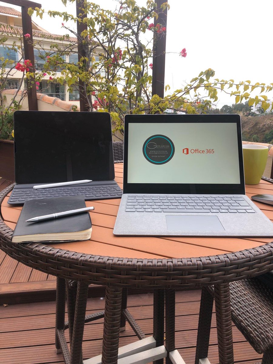 gcisuk's tweet photo. Mobile office in the sun for the week 🙌🏻☀️ ✈️
#halfterm #mobileoffice #octoberhalfterm #autumnsun #autumnbreak #itprovider #itserviceprovider #itcompany #itservices #mondaymotivation #mondaygoals #mondayletsdothis #mondaymood #notbadforamonday https://t.co/NuZgrwWtg0