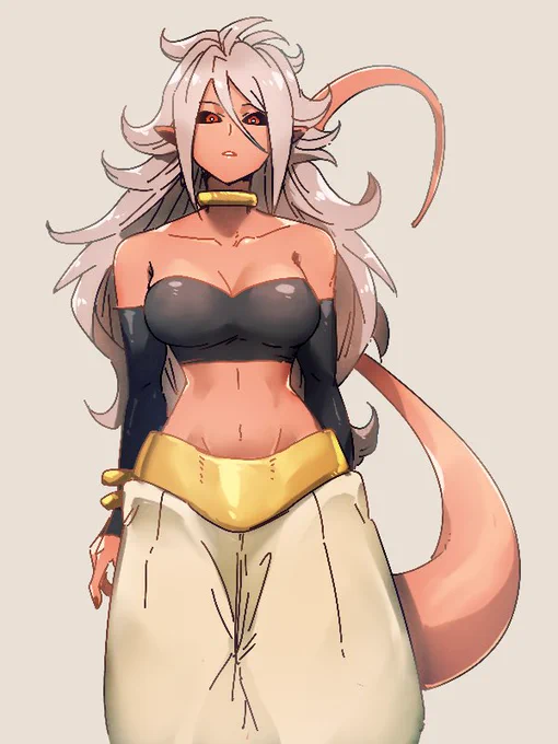 ('-`).。oO(いちち) #ドラゴンボール #人造人間21号 
