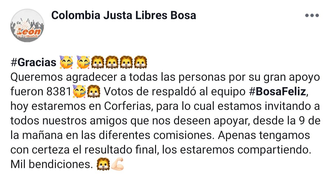 BosaFeliz's tweet photo. #Gracias #BosaFeliz #BosaMeApasiona https://t.co/hFlJB1XZhR