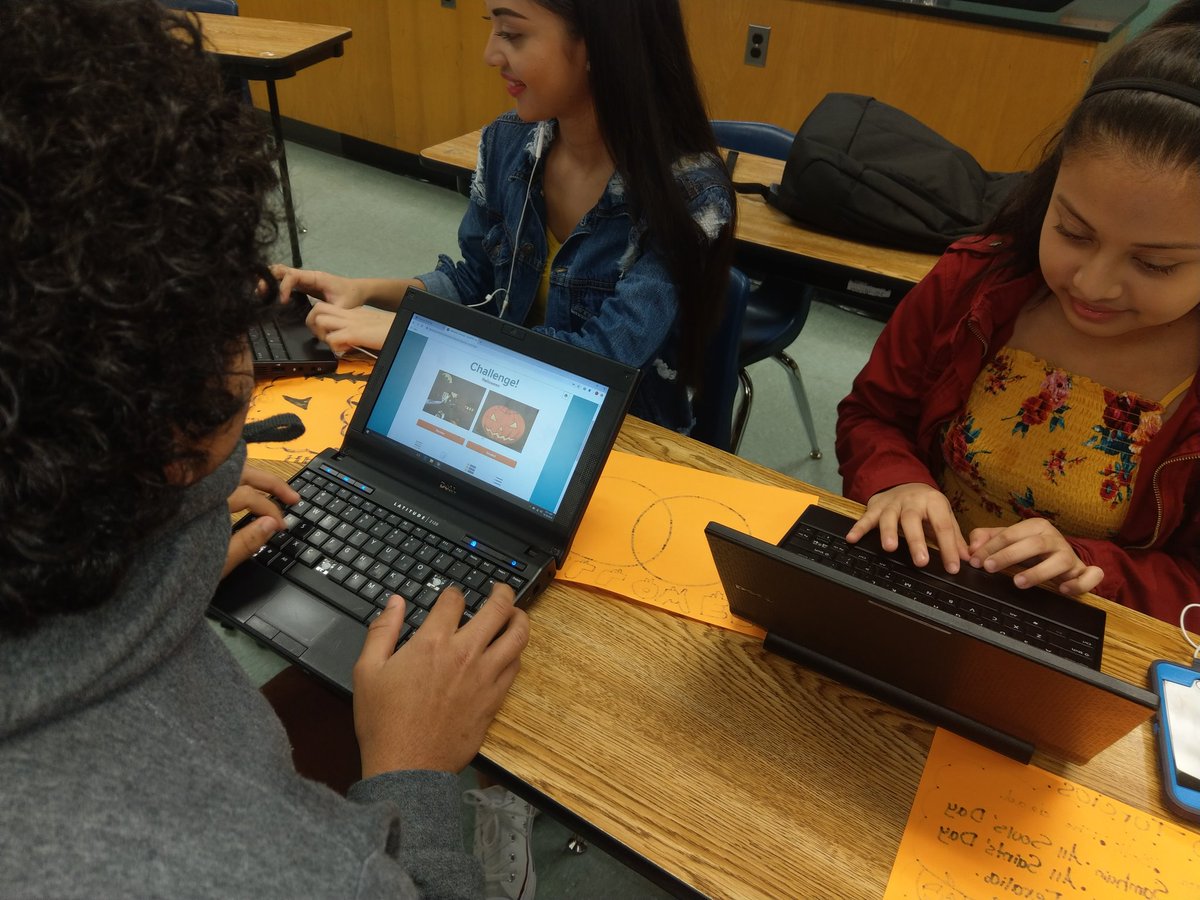 ESL Beginners using Brainpop to learn about 🎃. #lisdtechortreat #spooktechular #lufkinlearns