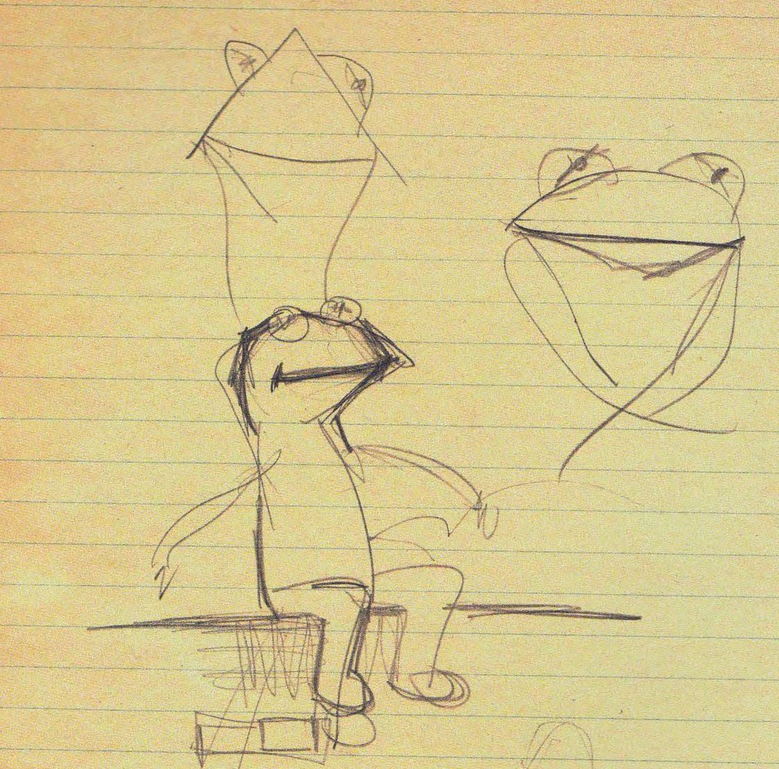 Jim Hensons early design sketches for Bert and Ernie  rMuppets