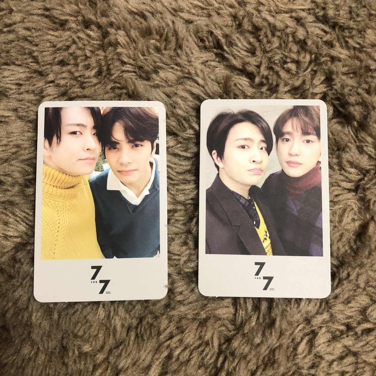 fuugotgot7's tweet photo. GOT7 トレカ交換

譲：画像のもの

求：マークがうつっているもの

郵送での交換希望です🥺💓

#GOT7   #トレカ交換 https://t.co/ohfxyvpmZZ