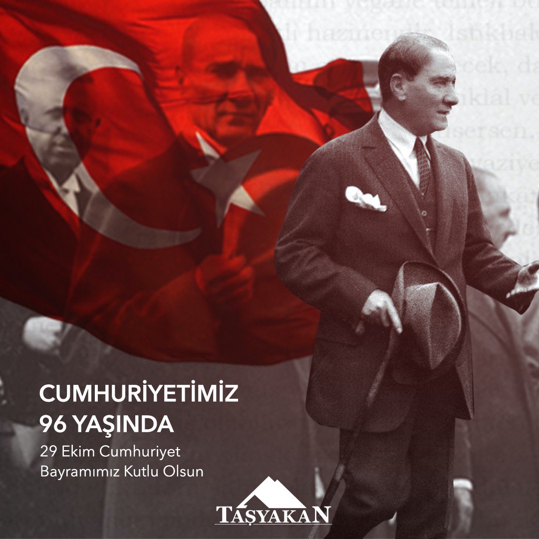 Mustafa Kemal’in emaneti; tam 96 yaşında. 29 Ekim Cumhuriyet Bayramı kutlu olsun.

#29Ekim #CumhuriyetBayrami #29EkimCumhuriyetBayrami #Tasyakan #Taşyakan