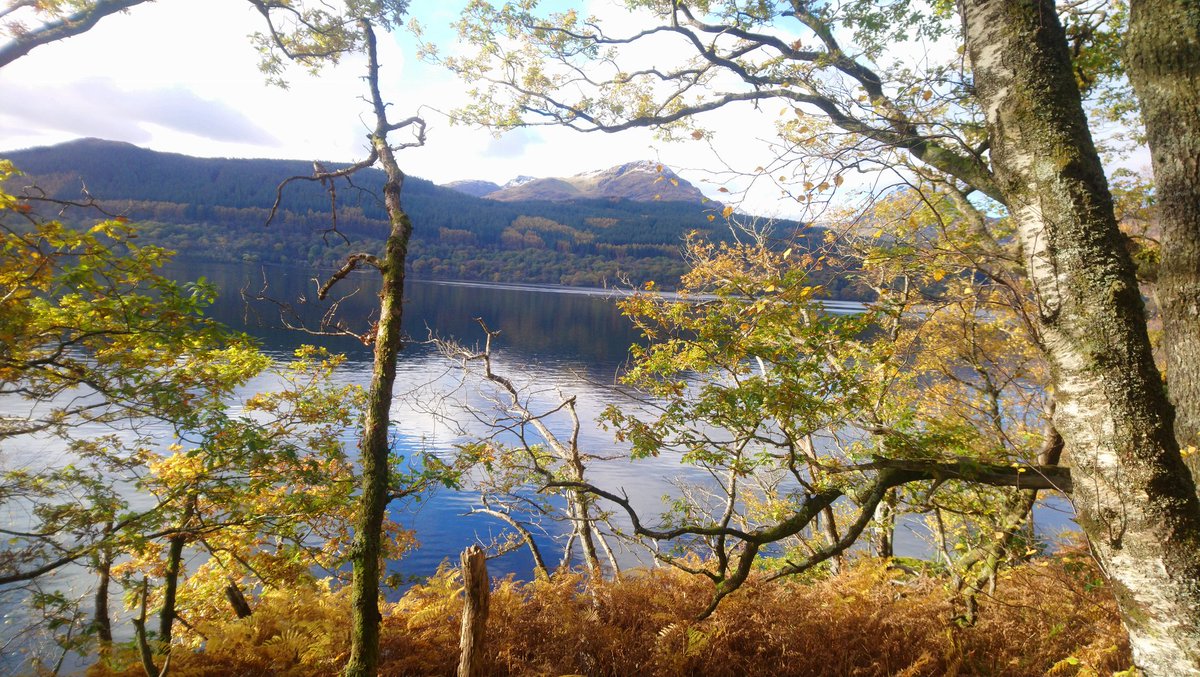 KevinUnitt's tweet photo. Grabbed our briefcases but a different sort of work commute this morning! - bridge repair work for #landops team on the #WestHighlandWay 💪
Beautiful crisp Autumn day with first dustings on the peaks! Great to see so many walkers out #scotland https://t.co/0qEzUUEL4O