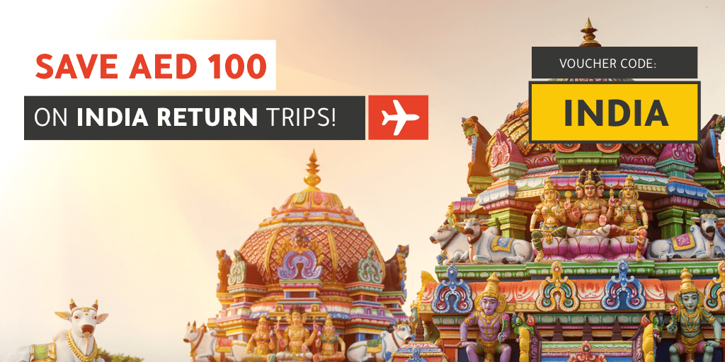Almosafer_UAE's tweet photo. Last chance! Book your flight to India &amp; save using the code INDIA

See flights: https://t.co/3vT9VnchgQ

#tajawal #travel #travelsorted https://t.co/X4Fbesam42