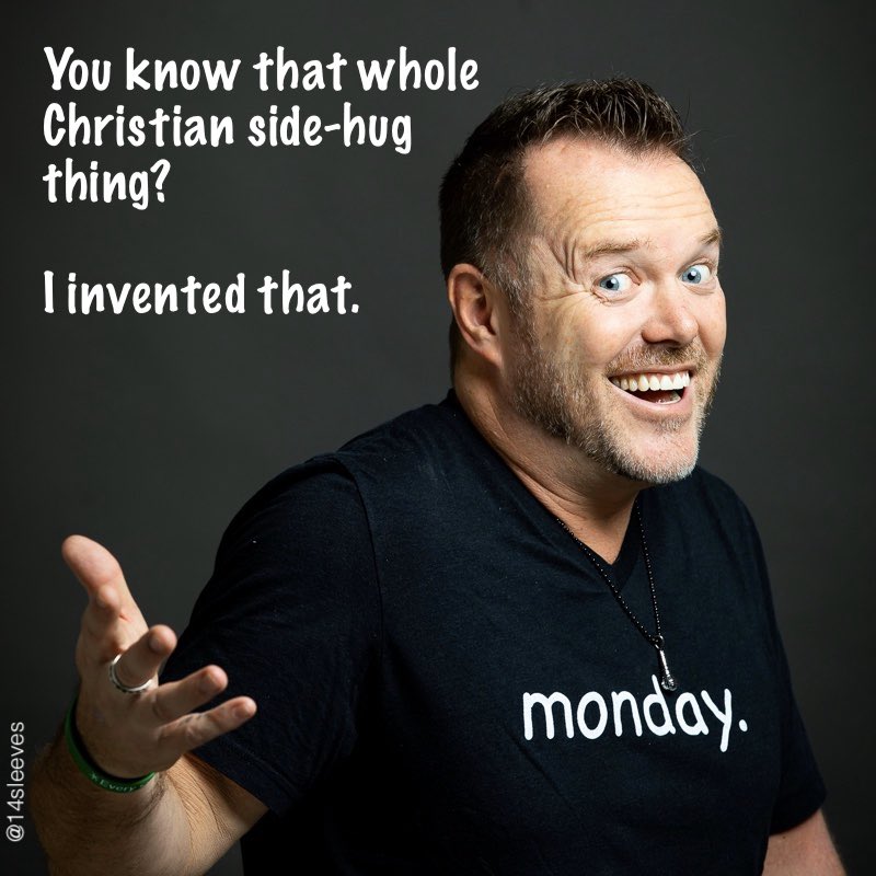 leftarmcomedy's tweet photo. #paralyzed #14sleeves #sidehug #ChristianSideHug https://t.co/YtisJLYAez