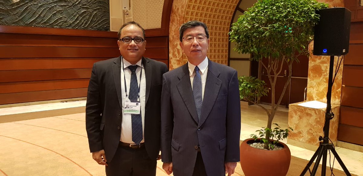 TanagerIntl's tweet photo. #MondayMotivation from #RDFS2019 - an important forum on rural prosperity &amp; food production in the Asia-Pacific region. 

Tanager #India Country Rep @asinghks was honored to meet with @ADB_HQ President Mr. Takehiko Nakao. #GrowthForGood https://t.co/qDfmlueNtX