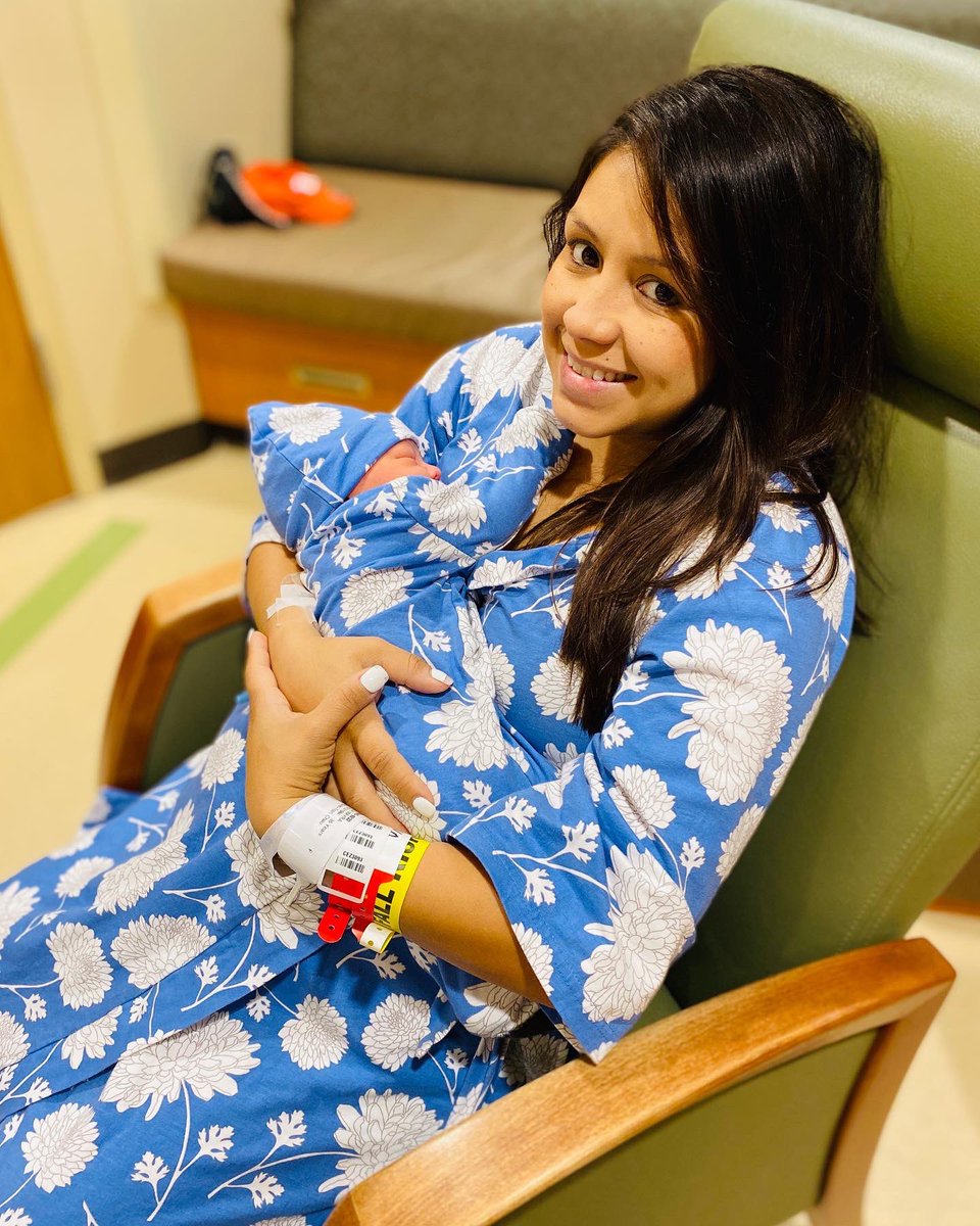 No caption needed on this bonding moment... thank you @babybemine Maternity for this matching set! 💙💙 #JPtheFourth #5DaysOld