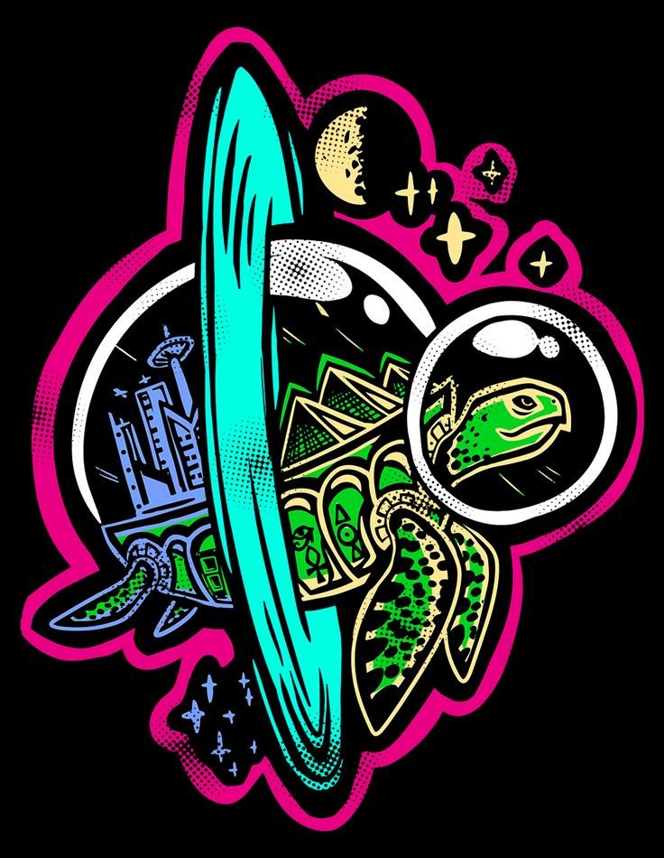 ExpectoResister's tweet image. Here's another #SpaceTurtle I found for you. There are also Space Penguins and Space Cats.