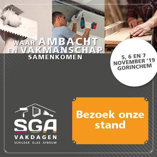 KEIM Nederland is op 5, 6 en 7 november aanwezig op de SGA Vakdagen te Gorinchem. Wij ontvangen u graag op onze stand E118. Tot volgende week!