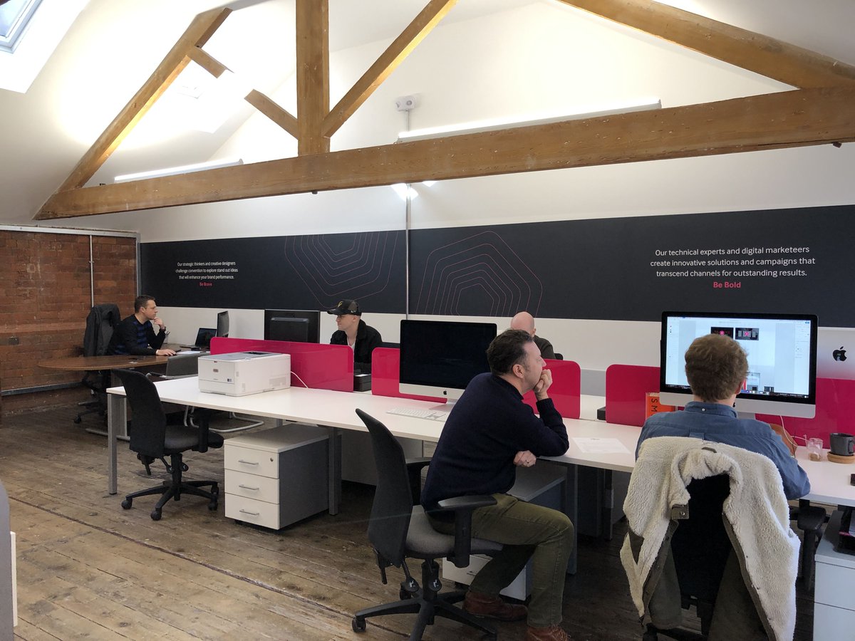 RareDigitalM's tweet image. It's been a long weekend, but we're finally settled at our new offices 🤗 

We have carried a lot of furniture, created new networks, plugged in, crossed our fingers, and drank a lot of tea. 🤞☕

Thank you for everyone's support with the move.

#NewOffices #Sheffield #Rare