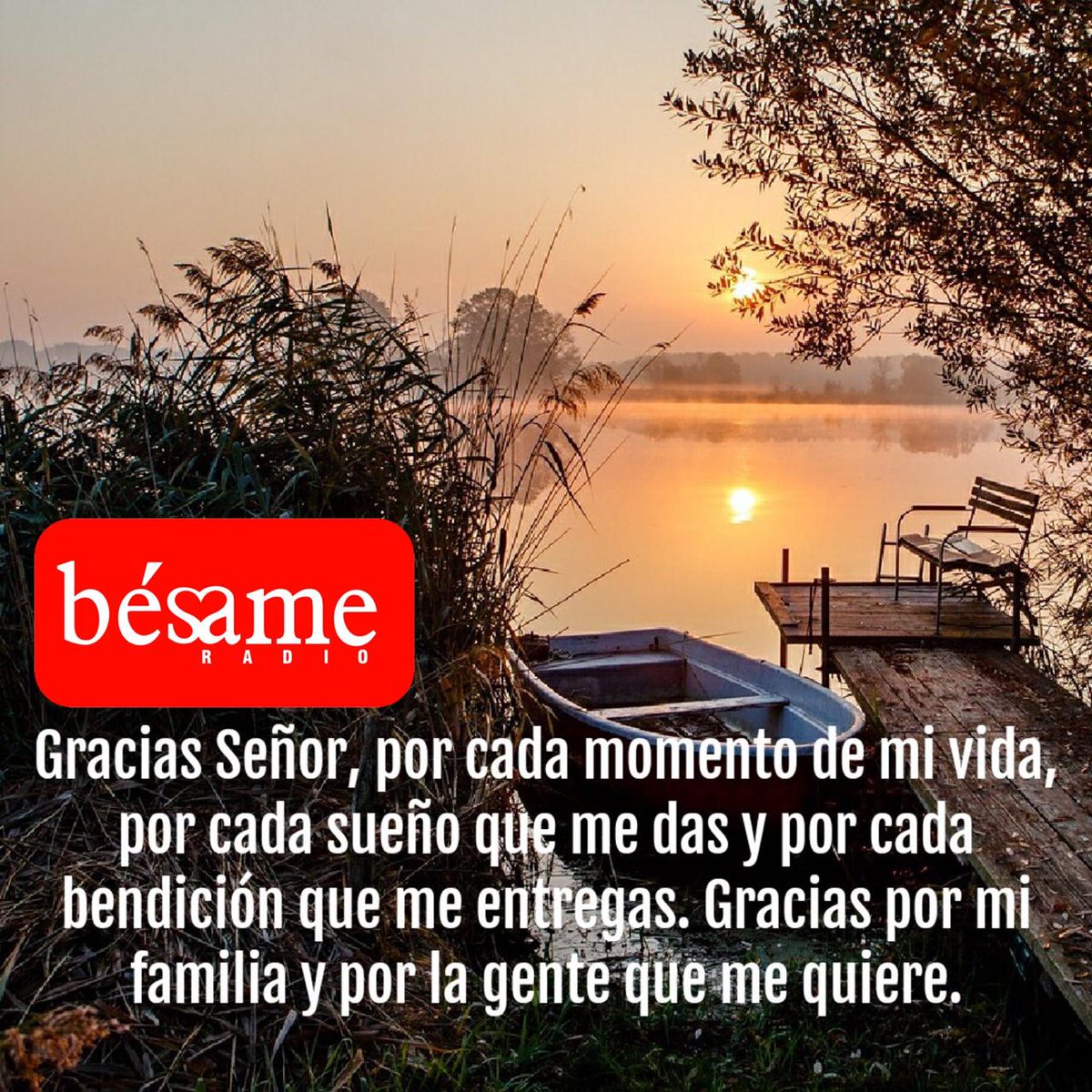 BesameFM's tweet image. #FelizLunes Gracias Dios por este maravilloso comienzo de semana 🌅 ¡Feliz día para todos! 😃🙏 #Oct27