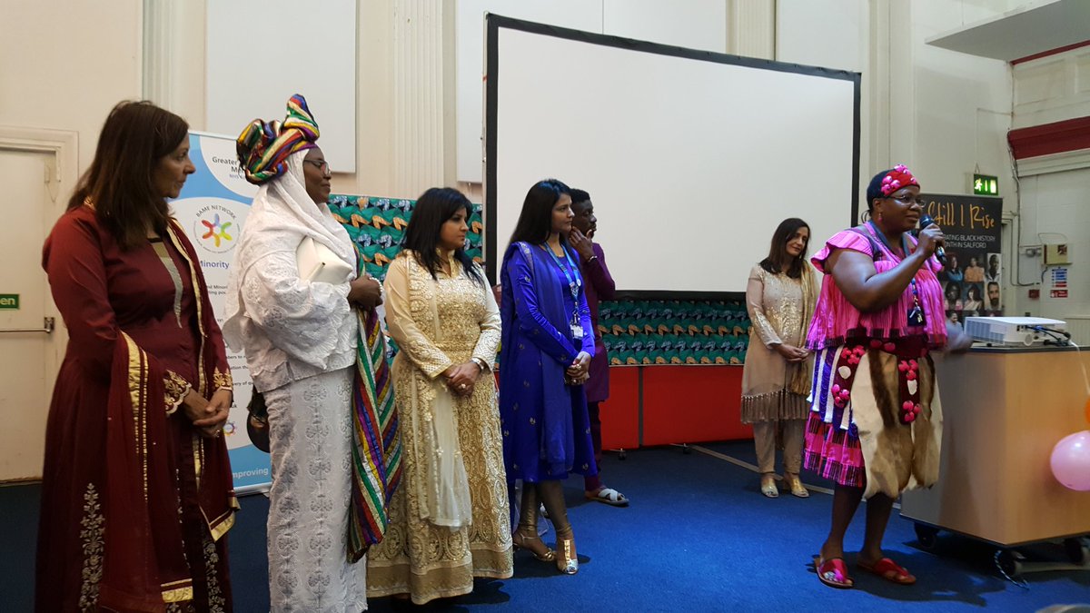 Celebrating #BlackHistoryMonth2019 Fashion show illustrating the #cultural diversity of @GMMH_NHS #workforce @cafistudy @UoM_BAME_SNG